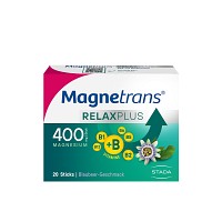 MAGNETRANS Relax+ 400 mg Granulat Sticks Blaubeere - 20St
