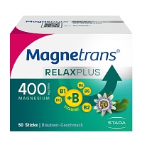 MAGNETRANS Relax+ 400 mg Granulat Sticks Blaubeere - 50St