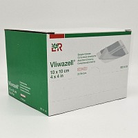 VLIWAZELL Saugkompressen steril 10x10 cm - 25St