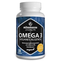 OMEGA-3 VEGAN Algenöl hochdosiert Kapseln - 30St