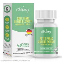 ROTER PANAX Ginseng Extrakt 600 mg vegan Kapseln - 120St
