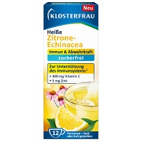 KLOSTERFRAU heiße Zitrone-Echinacea zuckerfr.Gran. - 12X4g