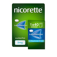 NICORETTE freshmint 2 mg Lutschtabletten gepresst - 40St