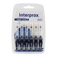INTERPROX super conical blau Interdentalbürste - 6St