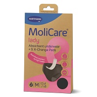 MOLICARE lady Absorbent underwear+5 Pads Gr.M - 1St