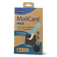 MOLICARE men Absorbent underwear+5 Pads Gr.L - 1St