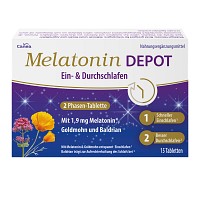 MELATONIN DEPOT Ein- & Durchschlaf-Tabletten - 15St