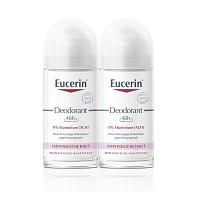 EUCERIN Deodorant Roll-on 0% Aluminium Doppelpack - 2X50ml