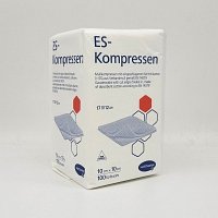 ES-KOMPRESSEN unsteril 10x10 cm 12fach - 100St