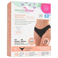 BIO PERIODENSLIP Modern Gr.L Bio Baumwolle MASMI - 1St