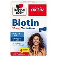 DOPPELHERZ Biotin 10 mg Tabletten - 120St