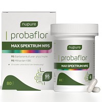 NUPURE probaflor Max Spektrum N95 magensaftr.Kaps. - 80St