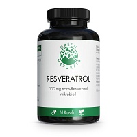 GREEN NATURALS Trans-Resveratrol 500 mg vegan Kps. - 60St