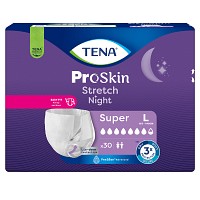 TENA STRETCH Night super Inkontinenz-Schutzhose L - 30St