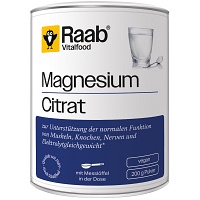 RAAB Vitalfood Magnesiumcitrat Pulver - 200g