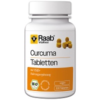RAAB Vitalfood Curcuma Bio Tabletten - 300St