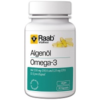 RAAB Vitalfood Algenöl Omega-3 Kapseln - 30St