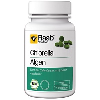 RAAB Vitalfood Chlorella Bio Tabletten - 200St
