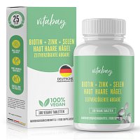 BIOTIN+ZINK+Selen Haut+Haare+Nägel vegan Tabletten - 180St
