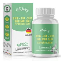 BIOTIN+ZINK+Selen Haut+Haare+Nägel vegan Tabletten - 365St