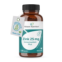 ZINK 25 mg Immunsystem Plus hochdosiert+vegan Kps. - 120St