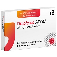 DICLOFENAC ADGC 25 mg Filmtabletten - 10St