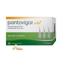 PANTOVIGAR vital Kapseln mit Nährstoffen für Haare - 60St