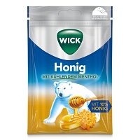 WICK Honig Hustenbonbon mit Menthol - 72g