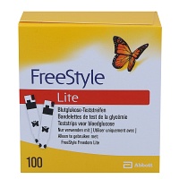 FREESTYLE Lite Teststreifen ohne Codieren - 100St