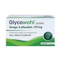 GLYCOWOHL Omega-3 Kapseln 917 mg vegan+DHA+EPA - 60St