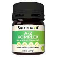 SUMMAVIT A-Z Komplex Multivit.+Mineralstoffe Tabl. - 30St