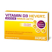VITAMIN D3 HEVERT 2000 I.E. Immun Aktiv Kapseln - 30St