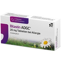 BILASTIN ADGC 20 mg Tabletten bei Allergie - 6St
