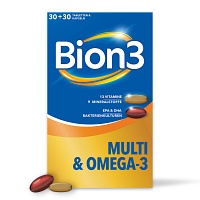 BION3 Multi+Omega-3 Kombipackung 30 Tabl.+30 Kaps. - 2X30St