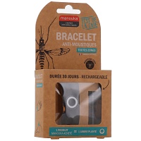 MÜCKENSCHUTZ Armband Erwachsene schwarz MANOUKA - 1P