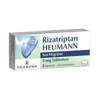 RIZATRIPTAN HEUMANN bei Migräne 5 mg Tabletten - 2St
