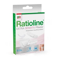 RATIOLINE EXTRA SENSITIV Pflaster 2 Größen - 5St