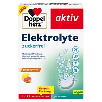 DOPPELHERZ Elektrolyte zuckerfrei Brausetabletten - 6X15St