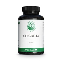 GREEN NATURALS Chlorella Kapseln 2400 mg vegan - 240St