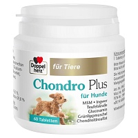 DOPPELHERZ für Tiere Chondro Plus Tabl.f.Hunde - 60St