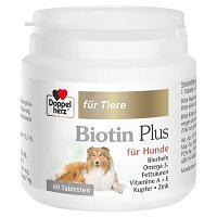 DOPPELHERZ für Tiere Biotin Plus Tabletten f.Hunde - 60St