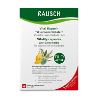 RAUSCH Vital Kapseln m.Schweizer Kräuter 3 Monate - 3X30X2St