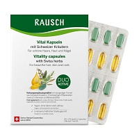 RAUSCH Vital Kapseln m.Schweizer Kräuter 1 Monat - 30X2St