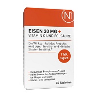 N1 Eisen 30 mg+Vitamin C und Folsäure Tabletten - 30St