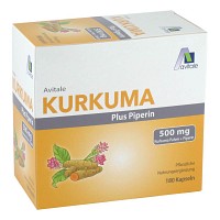 KURKUMA 500 mg+Piperin Kapseln - 180St