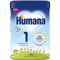 HUMANA Anfangsmilch 1 mit 5HMO Pulver - 750g