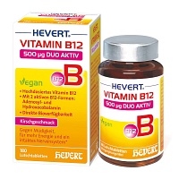 VITAMIN B12 HEVERT 500 µg Duo Aktiv Lutschtabl. - 180St