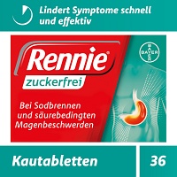 RENNIE zuckerfrei Kautabletten - 36St