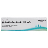 ZINKOXIDSALBE Abanta 100 mg/g - 50g