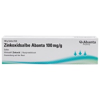 ZINKOXIDSALBE Abanta 100 mg/g - 100g